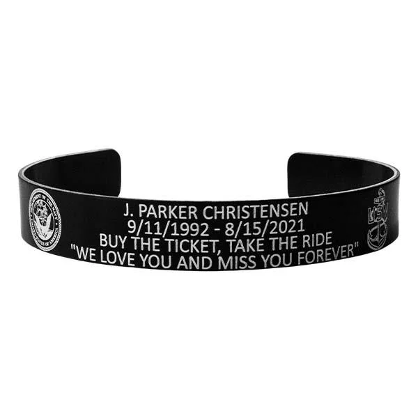 Men's Bracelets with Religious Charms-J. Parker Christensen Memorial Band – Hosted by the Christensen Wolthuis Family Men's Bracelets with Religious Charms-J. Parker Christensen Memorial Band – Hosted by the Christensen Wolthuis Family