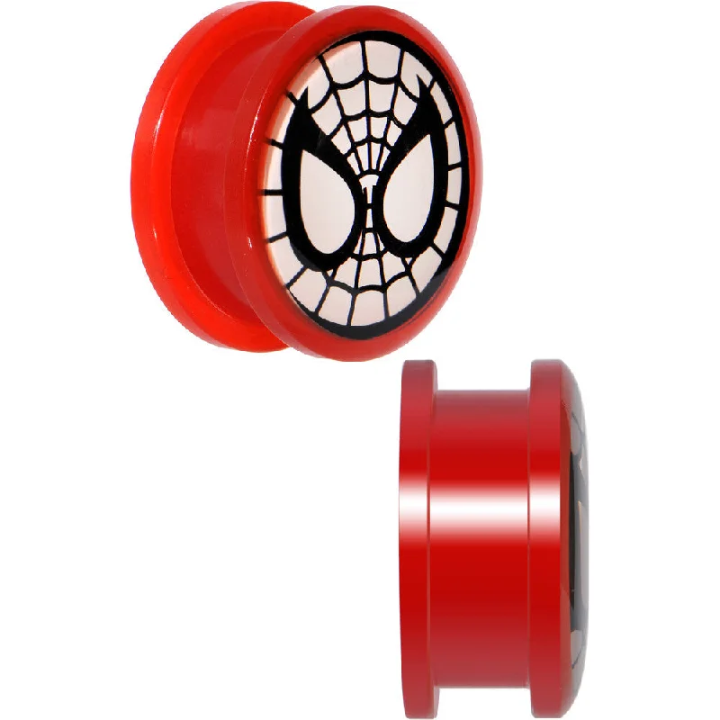 Women's Earrings – Elegant Designs for Every Personality--3/4 Spiderman Screw Fit Plugs Set