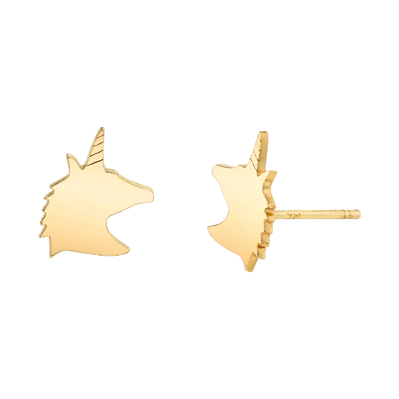 Women's Earrings – Elegant Designs for Every Personality--Unicorn Stud Earrings