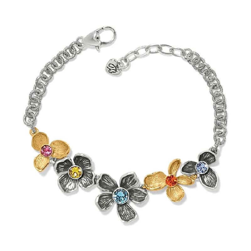 Silver Bangles for Women-Everbloom Jardin Garland Bracelet