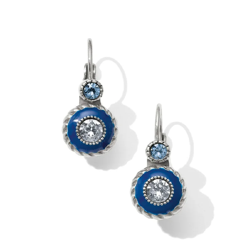 Women's Earrings – Elegant Designs for Every Personality--Halo Eclipse Leverback Earrings