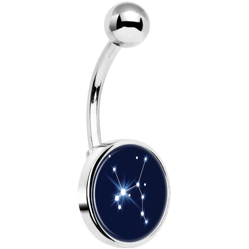 Stylish Belly Rings for Modern Fashion -Zodiac Constellation Sagittarius Belly Ring