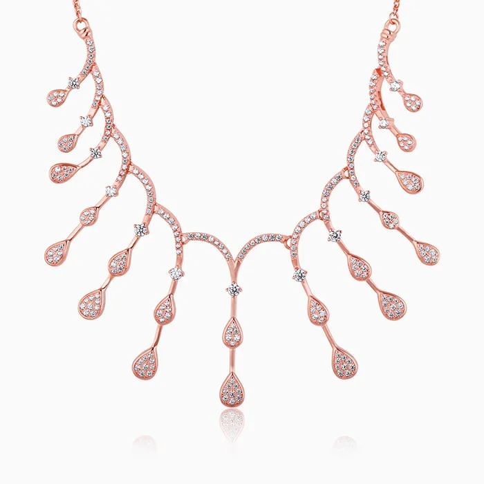 Shop Classic Women's Necklaces & Pendants with a Modern Twist-Rose Gold Celebration Necklace Shop Classic Women's Necklaces & Pendants with a Modern Twist-Rose Gold Celebration Necklace