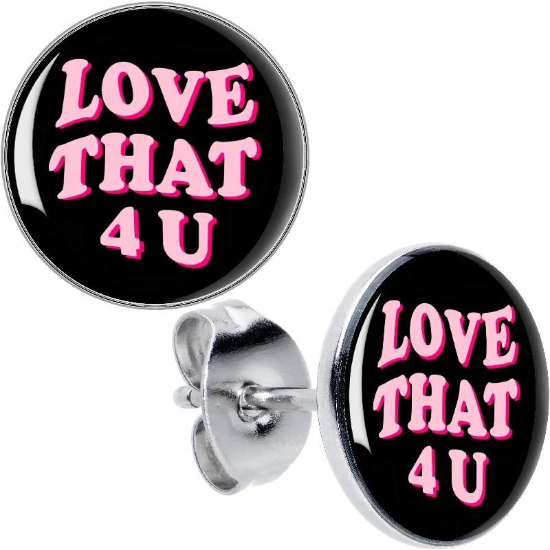 Women's Earrings – Elegant Designs for Every Personality--Love That 4 You Stud Earrings