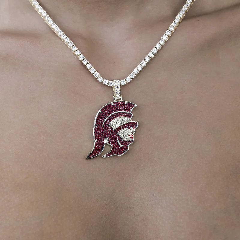 Shop Classic Women's Necklaces & Pendants with a Modern Twist-USC Trojans Head Official NCAA Pendant Shop Classic Women's Necklaces & Pendants with a Modern Twist-USC Trojans Head Official NCAA Pendant