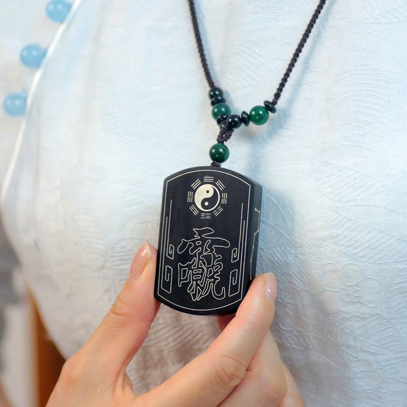 Shop Classic Women's Necklaces & Pendants with a Modern Twist-Buddha Stones 999 Sterling Silver Ebony Wood Red Sandalwood Yin Yang Bagua Balance Necklace Pendant Shop Classic Women's Necklaces & Pendants with a Modern Twist-Buddha Stones 999 Sterling Silver Ebony Wood Red Sandalwood Yin Yang Bagua Balance Necklace Pendant
