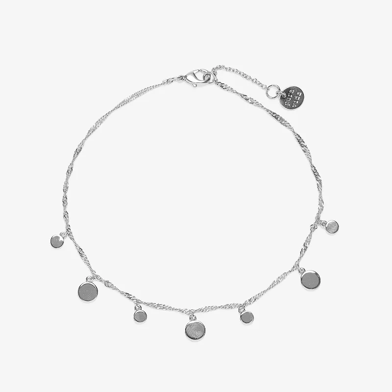 Trendy Anklets for Fashion-Forward Women-Mixed Mini Coins Chain Anklet