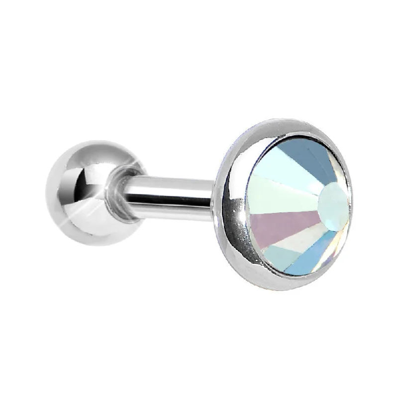 Women's Earrings – Elegant Designs for Every Personality--5mm Aurora Gem Tragus Cartilage Barbell Earring