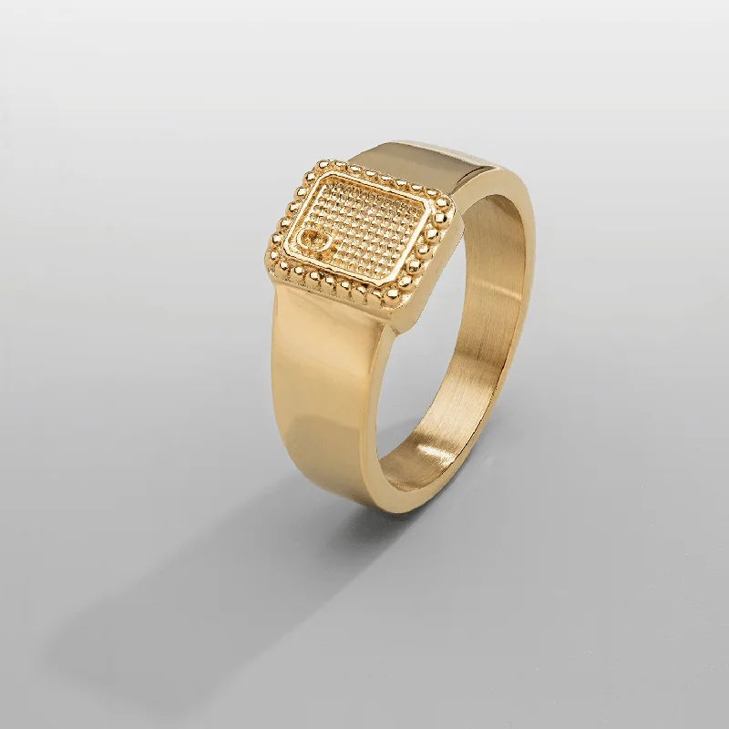 Top Men's Rings – Crafted for Every Style  Royal Signet Ring (Gold)