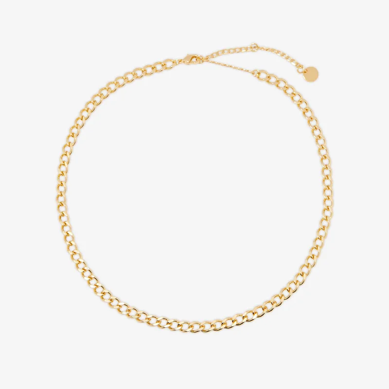 Shop Classic Women's Necklaces & Pendants with a Modern Twist-Harper Curb Chain Necklace Shop Classic Women's Necklaces & Pendants with a Modern Twist-Harper Curb Chain Necklace