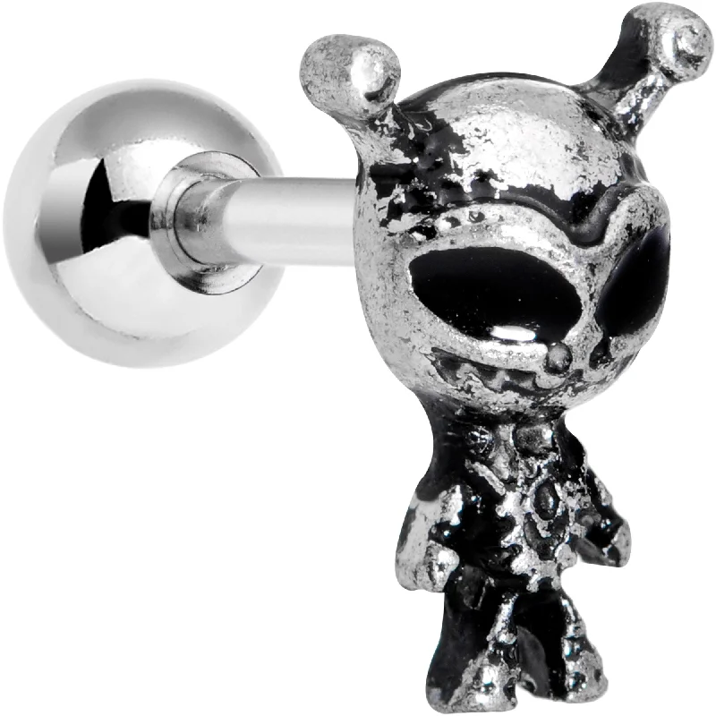 Women's Earrings – Elegant Designs for Every Personality--16 Gauge 1/4 Sweet Black Eyed Alien Tragus Cartilage Earring Women's Earrings – Elegant Designs for Every Personality--16 Gauge 1/4 Sweet Black Eyed Alien Tragus Cartilage Earring