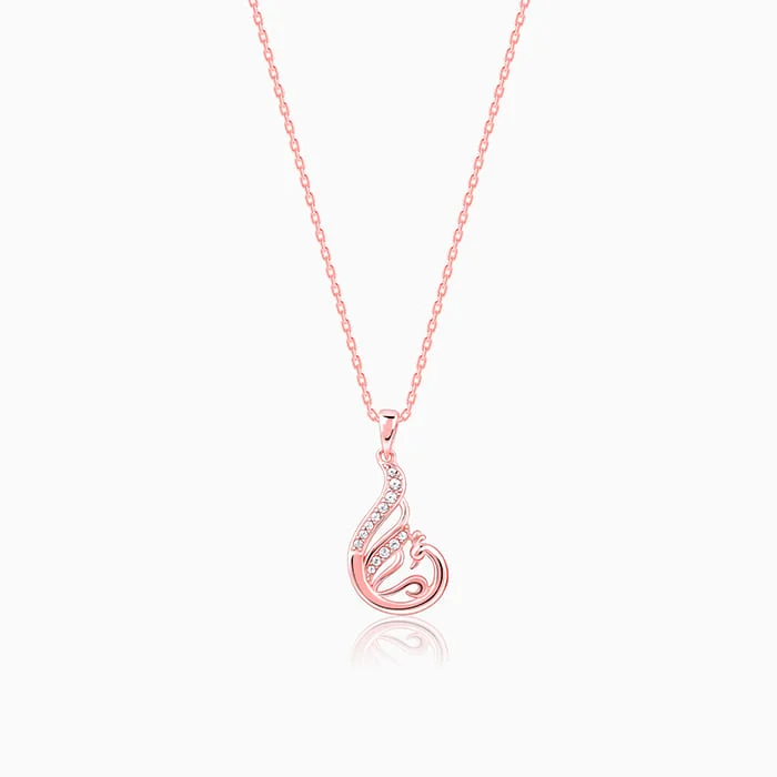 Shop Classic Women's Necklaces & Pendants with a Modern Twist-Rose Gold Ramaniya Morni Pendant With Link Chain Shop Classic Women's Necklaces & Pendants with a Modern Twist-Rose Gold Ramaniya Morni Pendant With Link Chain