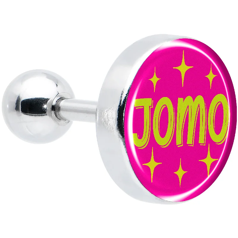 Women's Earrings – Elegant Designs for Every Personality--16 Gauge 1/4 Pink JOMO Tragus Cartilage Earring Women's Earrings – Elegant Designs for Every Personality--16 Gauge 1/4 Pink JOMO Tragus Cartilage Earring