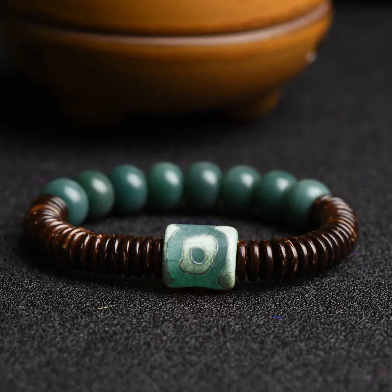 Trendy Cuff Bracelets for Men-Tibetan Cyan Bodhi Seed Dzi Bead Coconut Shell Keep Away Evil Spirits Bracelet Trendy Cuff Bracelets for Men-Tibetan Cyan Bodhi Seed Dzi Bead Coconut Shell Keep Away Evil Spirits Bracelet