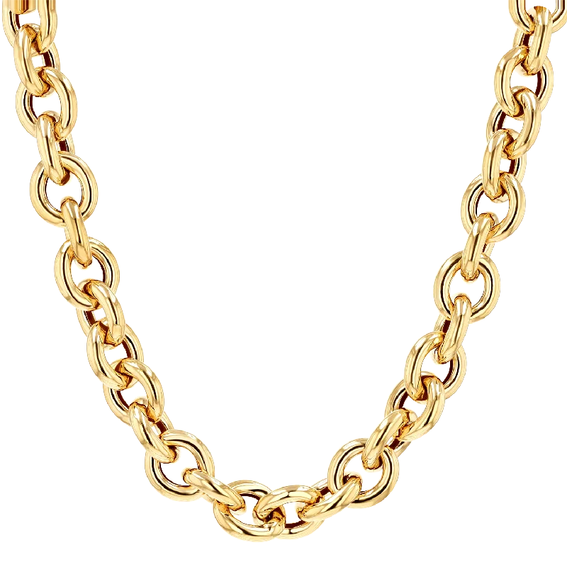Shop Classic Women's  Necklaces & Pendants with a Modern Twist-Tres Luxe Chain Necklace