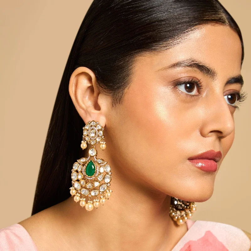 Women's Earrings – Elegant Designs for Every Personality--Kundan Earring 173001