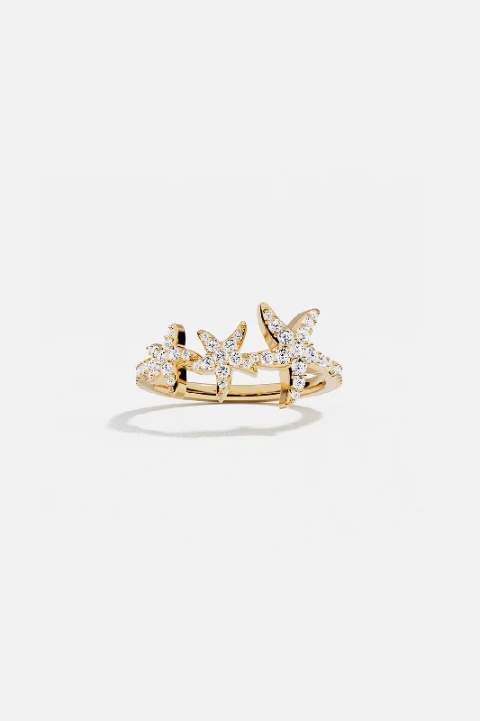 Chic Women's Rings for Fashion-Forward Looks-Sea Star Ring