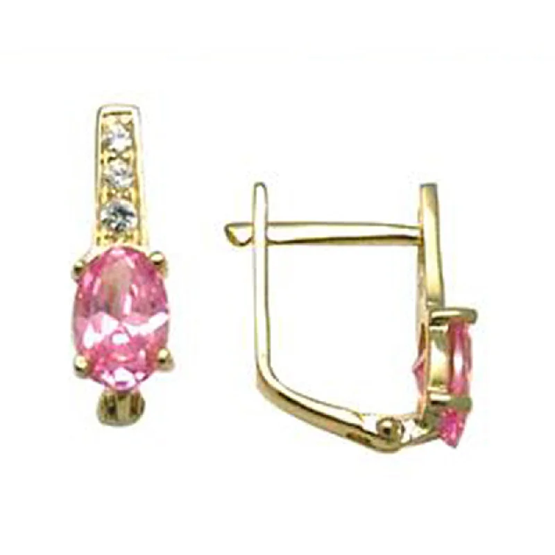 Women's Earrings – Elegant Designs for Every Personality--14kt Yellow Gold CZ October Birthstone Leverback Earrings Women's Earrings – Elegant Designs for Every Personality--14kt Yellow Gold CZ October Birthstone Leverback Earrings