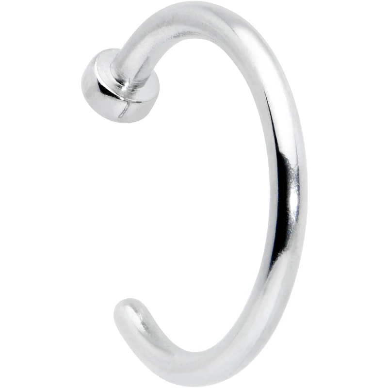 Nose Rings for Statement Jewelry -18 Gauge 5/16 Stainless Steel Nose Hoop