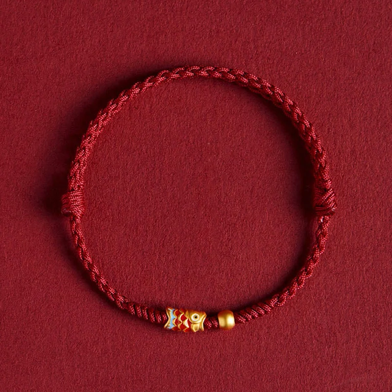 Custom Charm Bracelets for Men-Buddha Stones 925 Sterling Silver Handmade Koi Fish Wealth Success Braided Rope Bracelet Custom Charm Bracelets for Men-Buddha Stones 925 Sterling Silver Handmade Koi Fish Wealth Success Braided Rope Bracelet