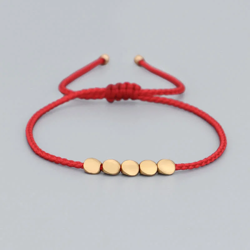 Men's Cross Charm Bracelets-Buddha Stones FengShui Lucky Red String Bracelet
