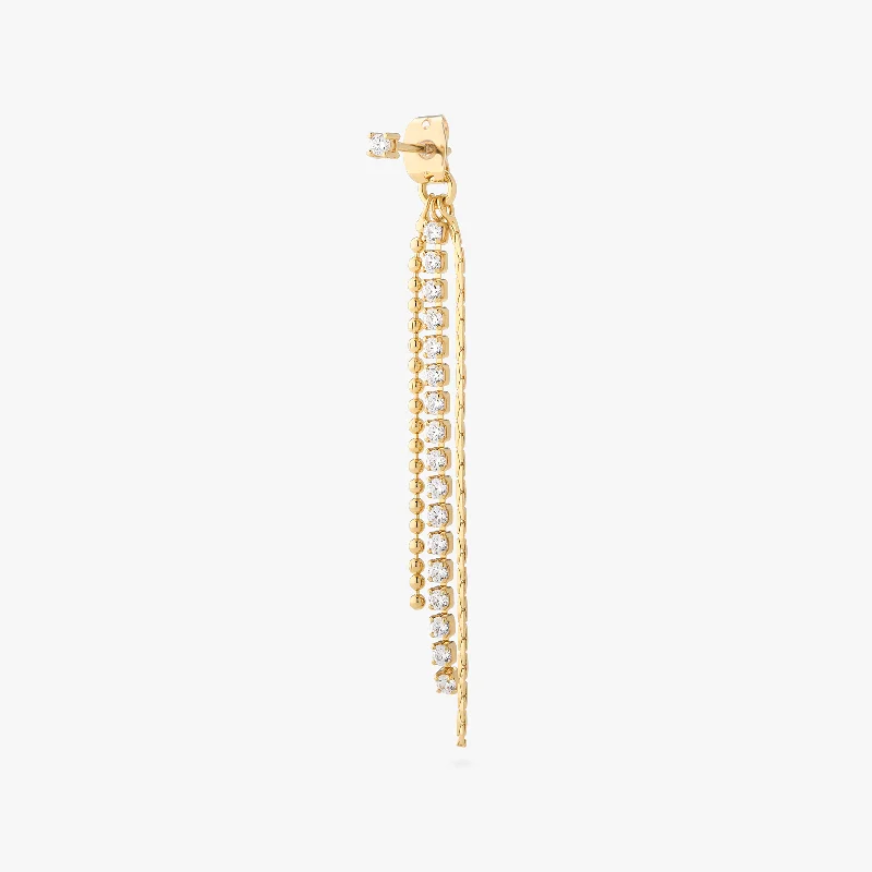 Women's Earrings – Elegant Designs for Every Personality--Drip Chain Stud