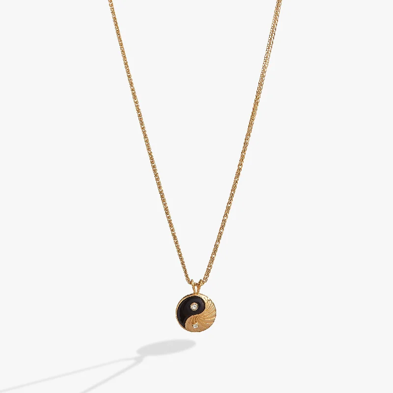 Shop Classic Women's Necklaces & Pendants with a Modern Twist-Black Onyx Yin Yang Precious Necklace Shop Classic Women's Necklaces & Pendants with a Modern Twist-Black Onyx Yin Yang Precious Necklace
