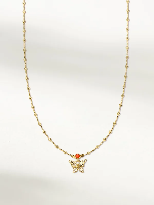 Shop Classic Women's  Necklaces & Pendants with a Modern Twist-Butterfly Garden Pendant Necklace