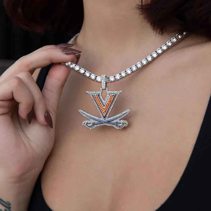 Shop Classic Women's Necklaces & Pendants with a Modern Twist-University of Virginia Cavaliers Official NCAA Logo Pendant Shop Classic Women's Necklaces & Pendants with a Modern Twist-University of Virginia Cavaliers Official NCAA Logo Pendant