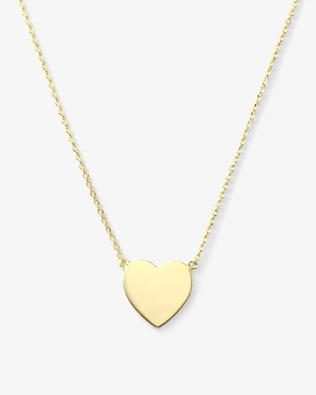Shop Classic Women's Necklaces & Pendants with a Modern Twist-You Have My Heart Necklace 15" - Gold Shop Classic Women's Necklaces & Pendants with a Modern Twist-You Have My Heart Necklace 15" - Gold