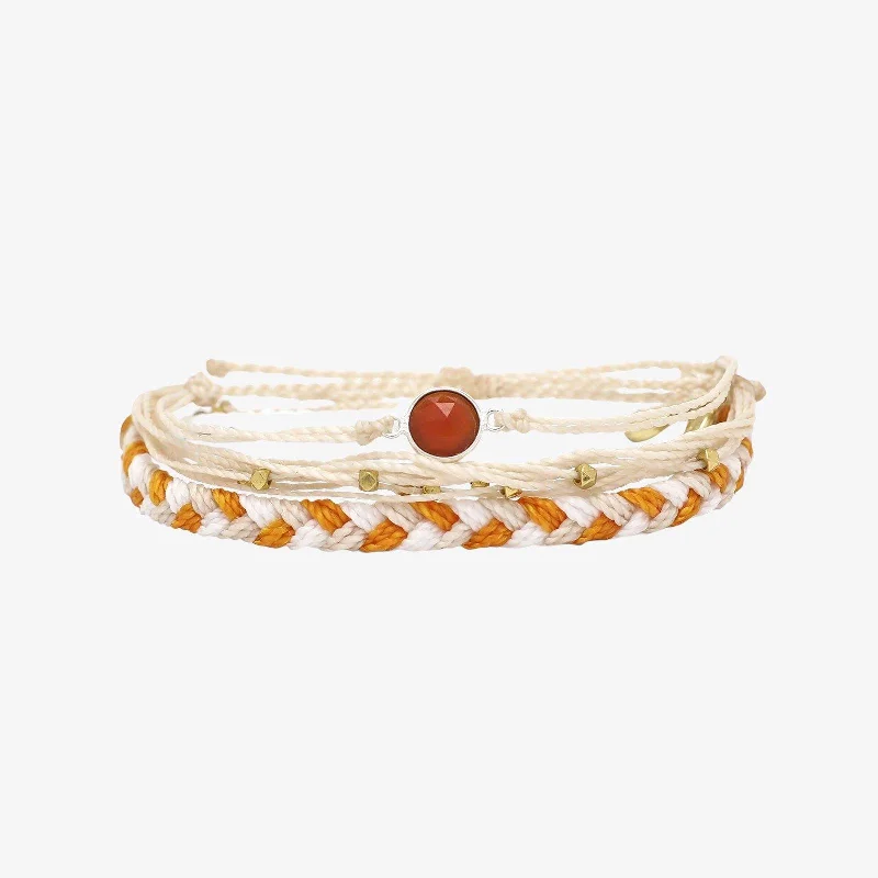 Personalized Gold Wedding Bangles for Women-Stand Up To Cancer Pack