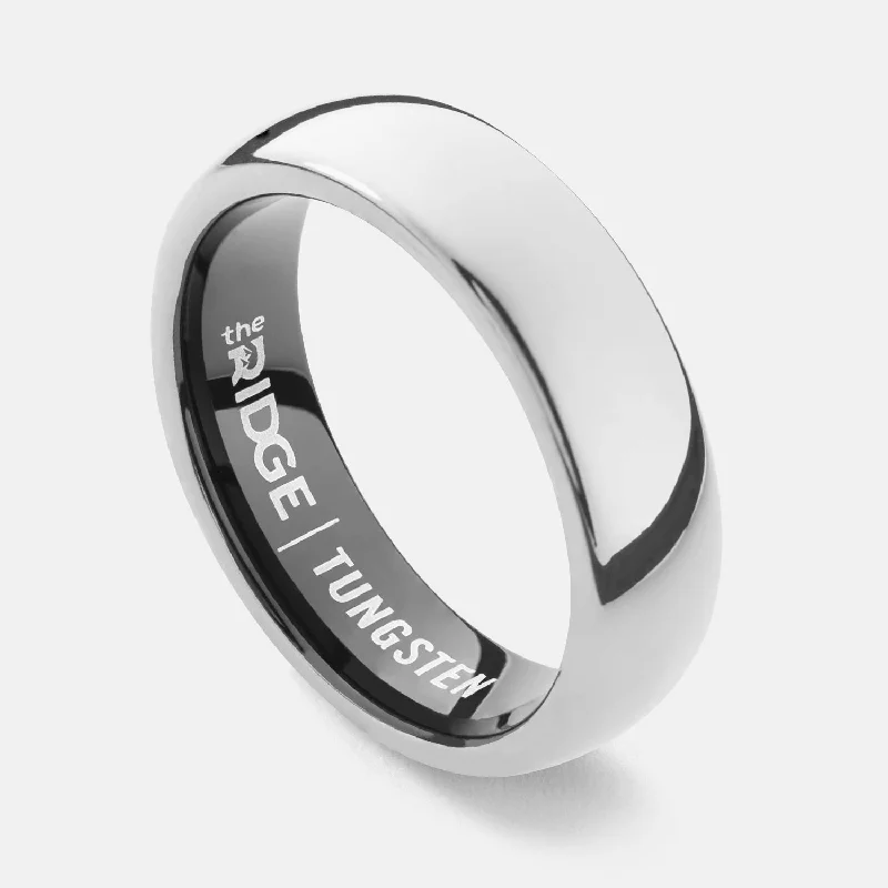 Top Men's Rings – Crafted for Every Style  Ridge 6mm Rounded Ring Set - Platinum