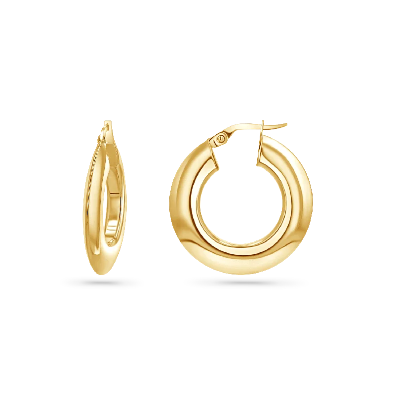 Women's Earrings – Elegant Designs for Every Personality--Knife Edge Hoops