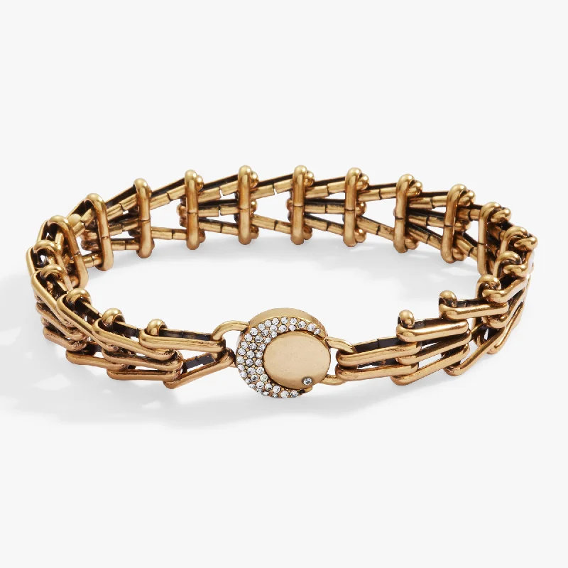 Elegant Bangles for Women with Subtle Stones-Wanderer Chain Statement Bracelet