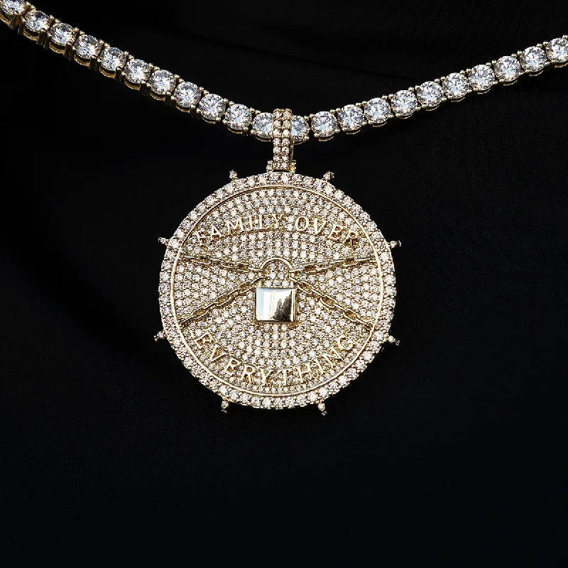 Exclusive Men's Necklaces & Pendants for the Modern Gentleman-Protect the Family Pendant Exclusive Men's Necklaces & Pendants for the Modern Gentleman-Protect the Family Pendant