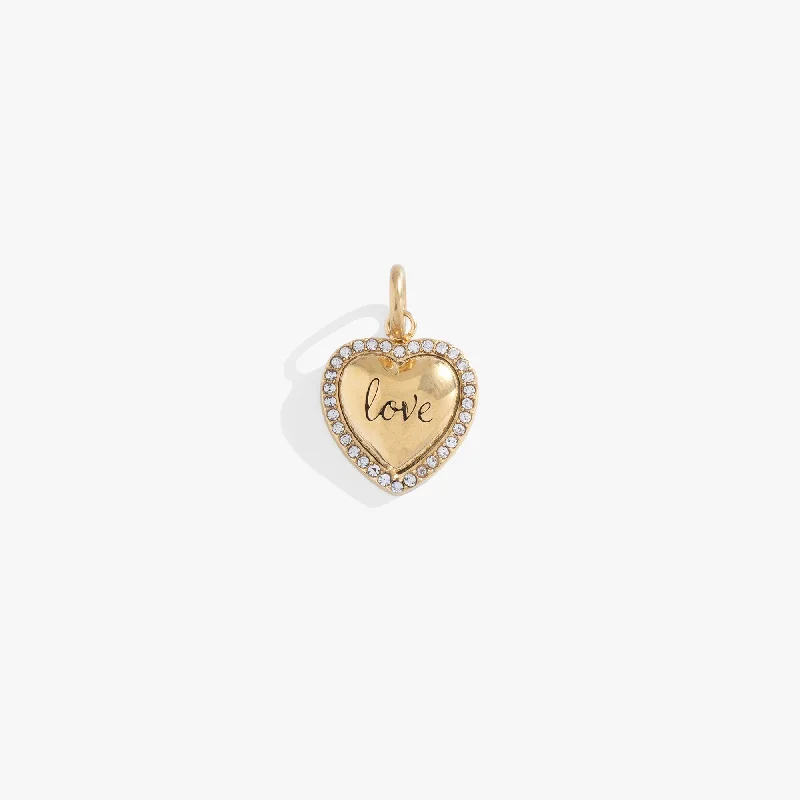 Shop Classic Women's  Necklaces & Pendants with a Modern Twist-Love Pave Heart Interchangeable Charm