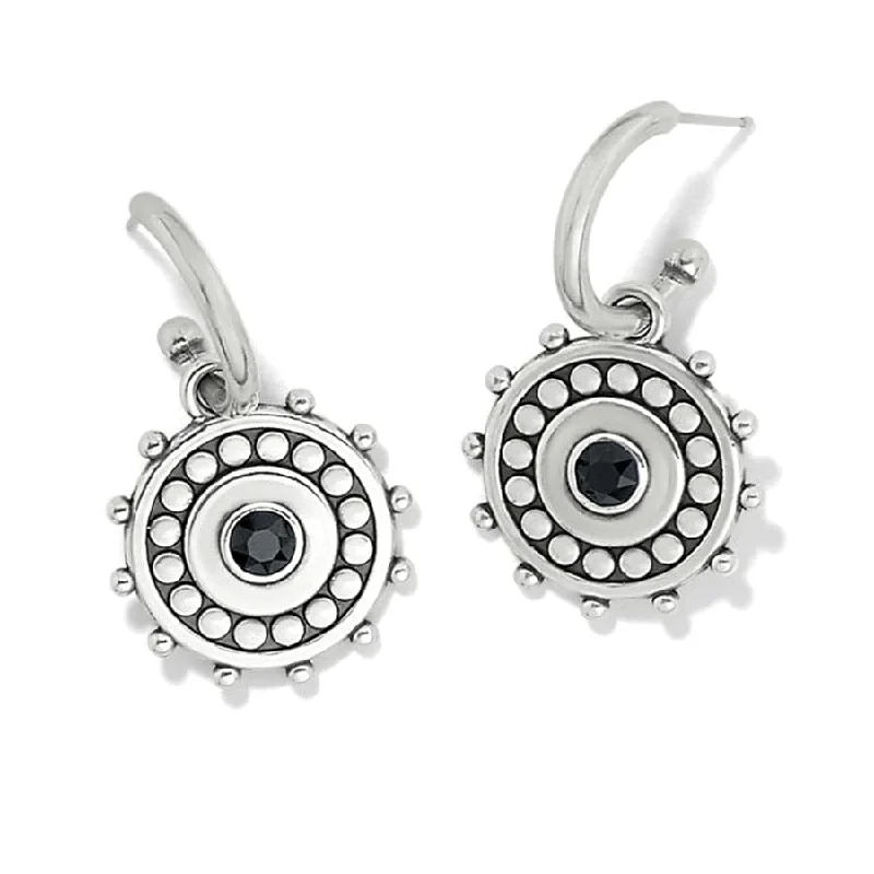 Women's Earrings – Elegant Designs for Every Personality--Pebble Dot Medali Reversible Hoop Earrings Women's Earrings – Elegant Designs for Every Personality--Pebble Dot Medali Reversible Hoop Earrings