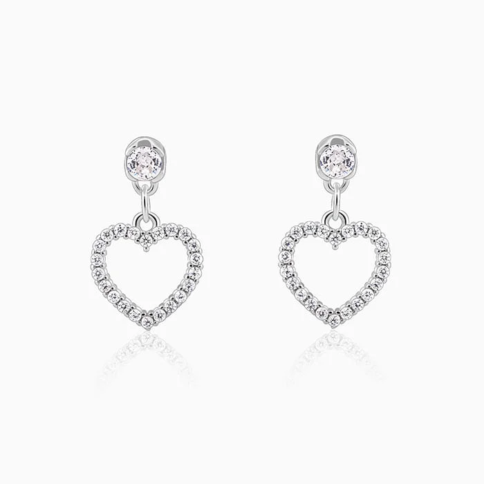 Women's Earrings – Elegant Designs for Every Personality--Charming Heart Drop Earrings