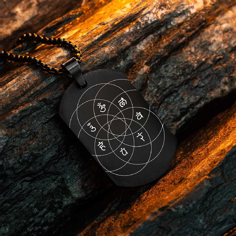 Exclusive Men's Necklaces & Pendants for the Modern Gentleman-Balance 7 Chakra Tag Necklace Exclusive Men's Necklaces & Pendants for the Modern Gentleman-Balance 7 Chakra Tag Necklace