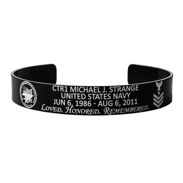 Unique Leather Cuff Bracelets for Men-CTR1 MICHAEL J STRANGE Memorial Band – Hosted by the Strange Family Unique Leather Cuff Bracelets for Men-CTR1 MICHAEL J STRANGE Memorial Band – Hosted by the Strange Family