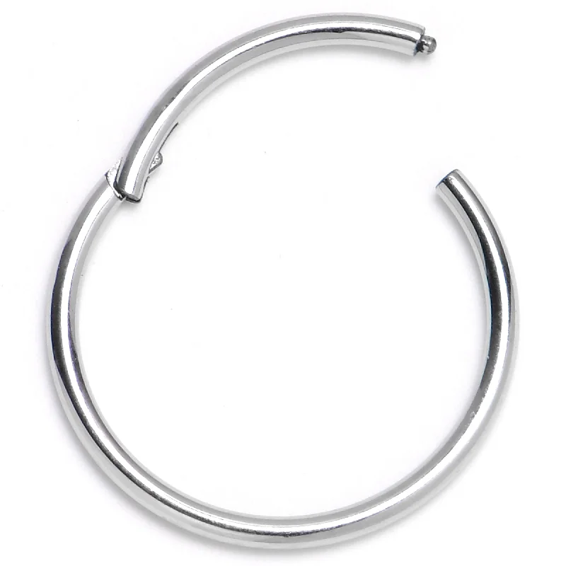 Timeless and Beautiful Nose Rings -18 Gauge 1/2 316L Surgical Steel Precision Hinged Segment Hoop Timeless and Beautiful Nose Rings -18 Gauge 1/2 316L Surgical Steel Precision Hinged Segment Hoop