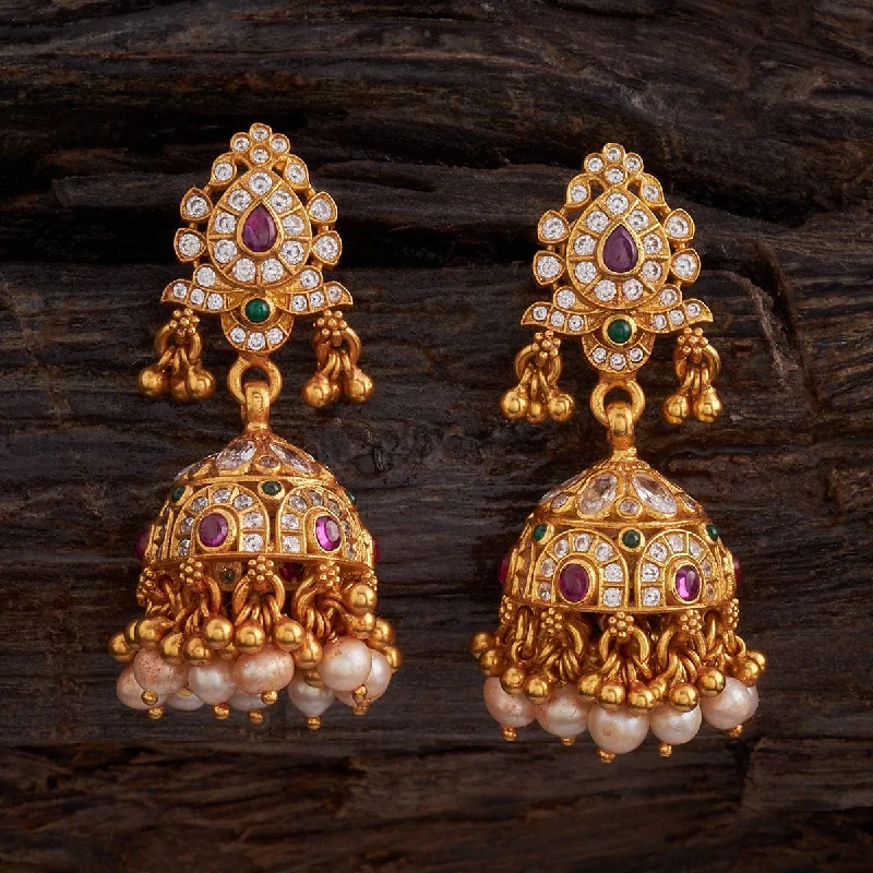 Women's Earrings – Elegant Designs for Every Personality--Silver Temple Earring 163705 Women's Earrings – Elegant Designs for Every Personality--Silver Temple Earring 163705