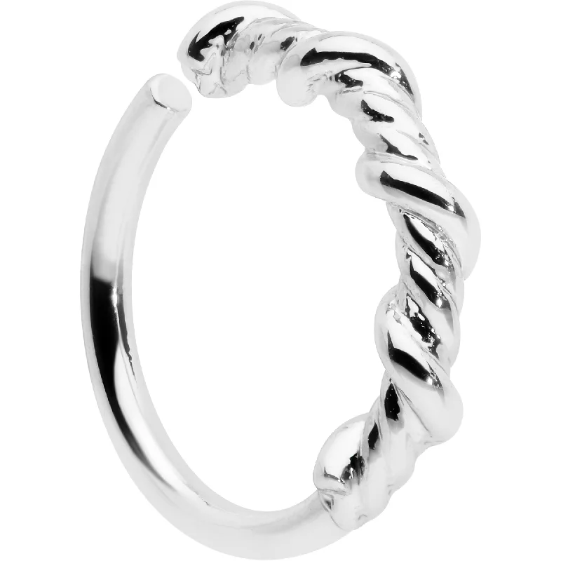 Designer Nose Rings for Statement Fashion -20 Gauge 5/16 Wicked Wire Seamless Nose Hoop Designer Nose Rings for Statement Fashion -20 Gauge 5/16 Wicked Wire Seamless Nose Hoop