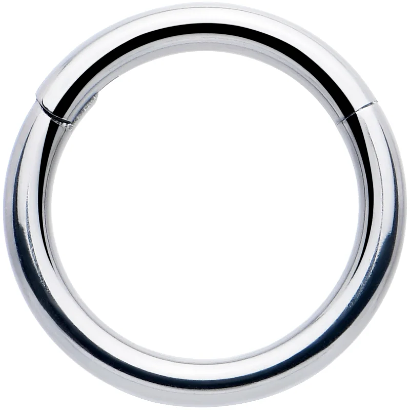Easy-Fit Nose Rings -16 Gauge 7mm 316L Surgical Steel Precision Hinged Segment Hoop