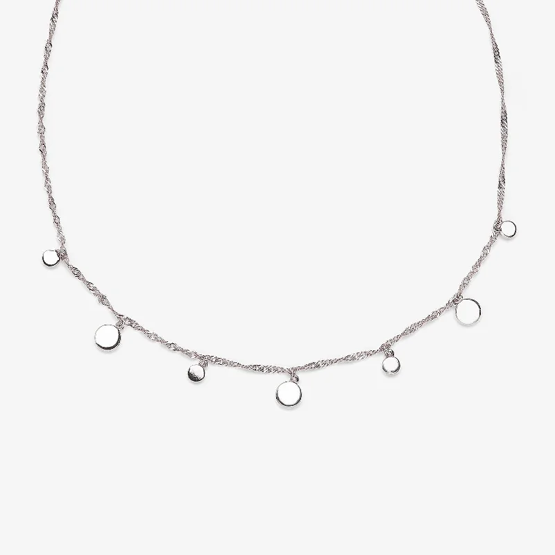 Shop Classic Women's Necklaces & Pendants with a Modern Twist-Mixed Mini Coins Choker Shop Classic Women's Necklaces & Pendants with a Modern Twist-Mixed Mini Coins Choker