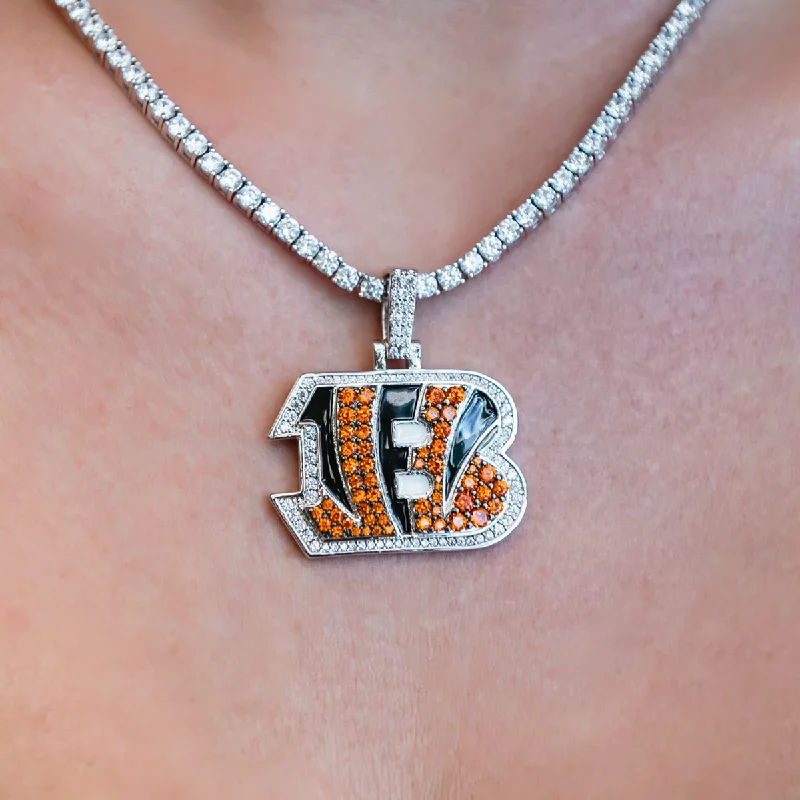 Shop Classic Women's Necklaces & Pendants with a Modern Twist-Cincinnati Bengals Official NFL Pendant Shop Classic Women's Necklaces & Pendants with a Modern Twist-Cincinnati Bengals Official NFL Pendant