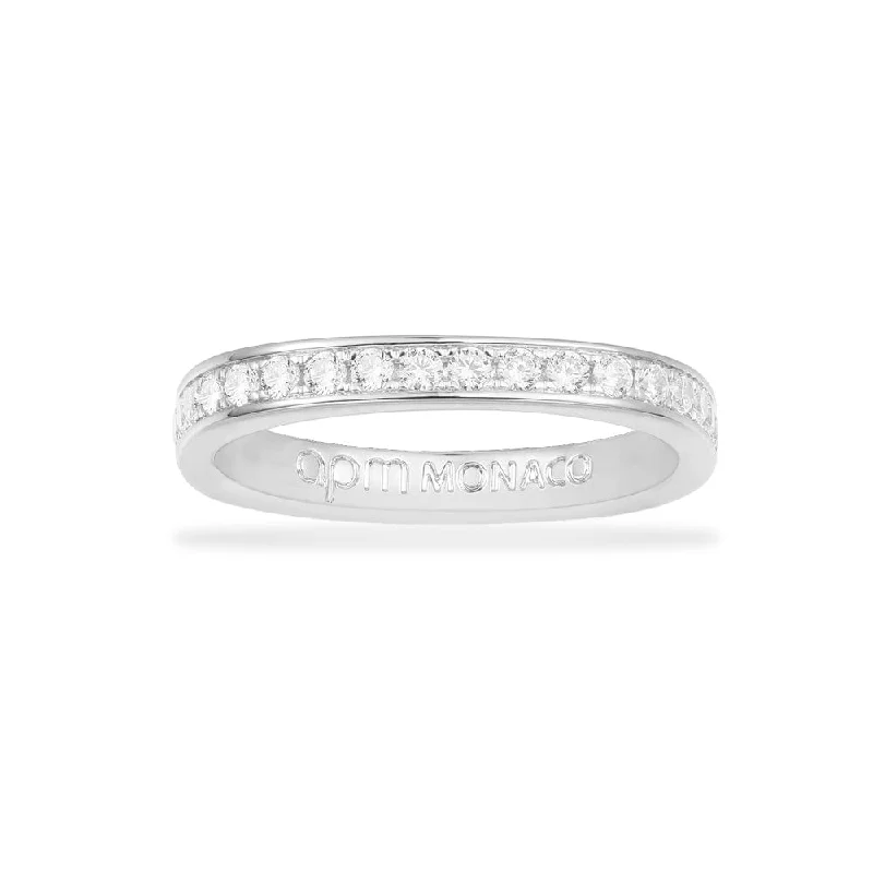 Chic Women's Rings for Fashion-Forward Looks-Dainty Pavé Ring