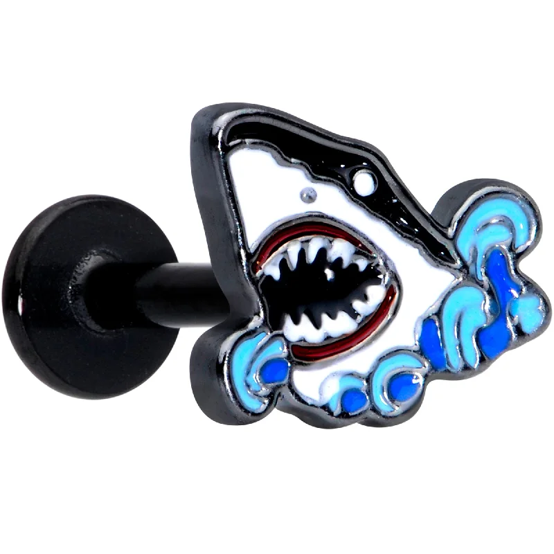 Lip Rings for Creative Piercings16 Gauge 5/16 Black Shark Bite Labret Monroe Tragus