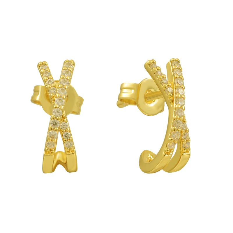 Women's Earrings – Elegant Designs for Every Personality--Crossover Earrings