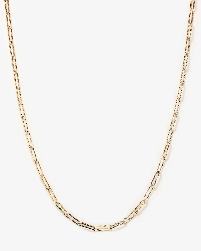 Shop Classic Women's Necklaces & Pendants with a Modern Twist-Baby Samantha Chain Necklace - Gold Shop Classic Women's Necklaces & Pendants with a Modern Twist-Baby Samantha Chain Necklace - Gold